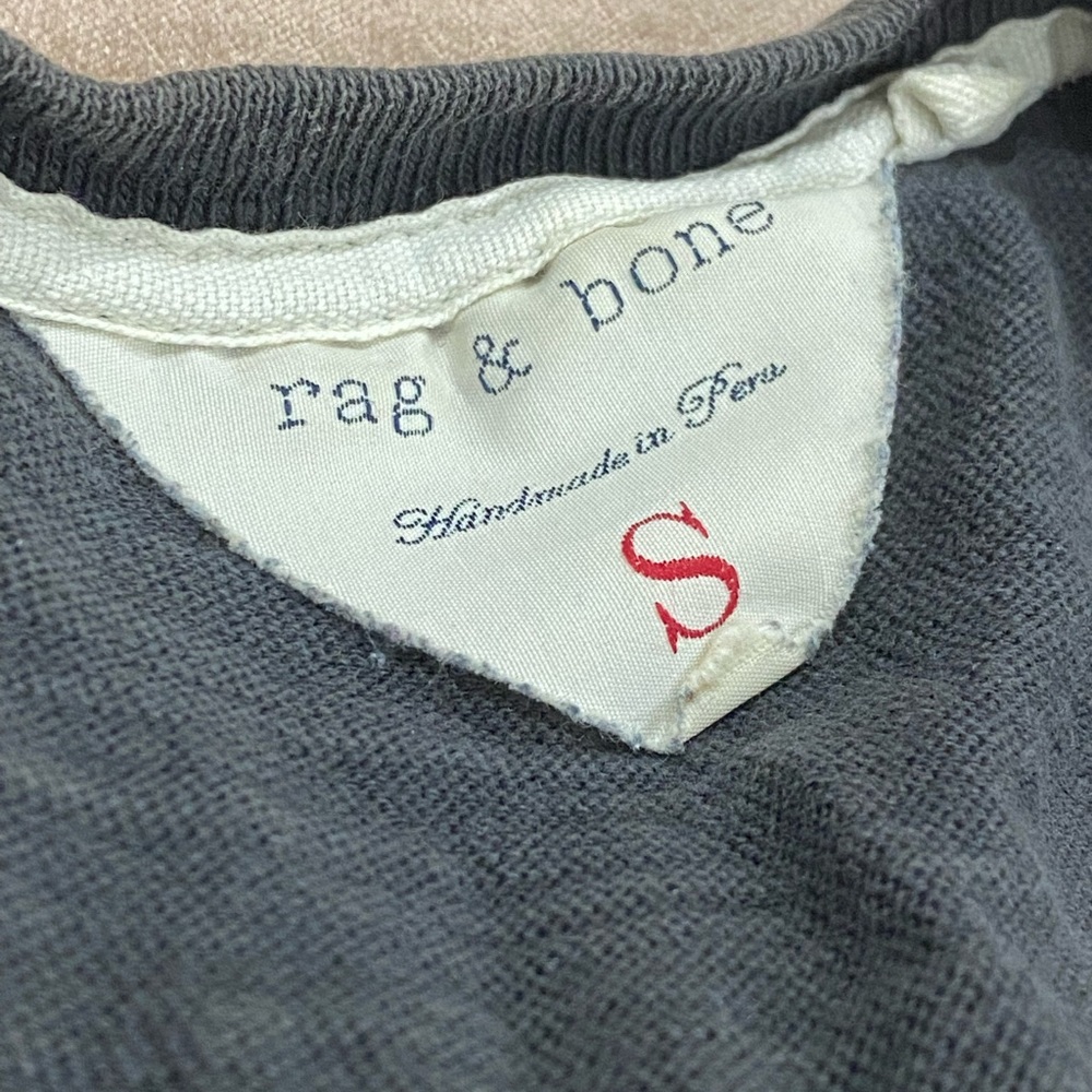 Rag & Bone Ss2015 “Three” Herringbone Chainstitch… - image 5